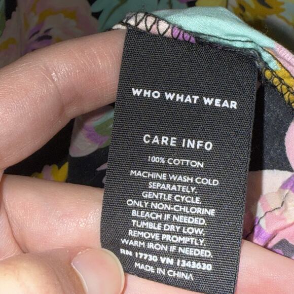 Who What Wear Women’s Floral Midi Maxi Dress Spring Boho Size Small - Picture 6 of 6